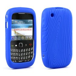 BlackBerry Curve 8520 8530 9300 9330 Silicone Soft Case (Blue)